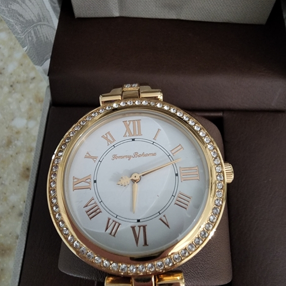 πRhinestone Rose Gold Bangle Watch π - Picture 6 of 11